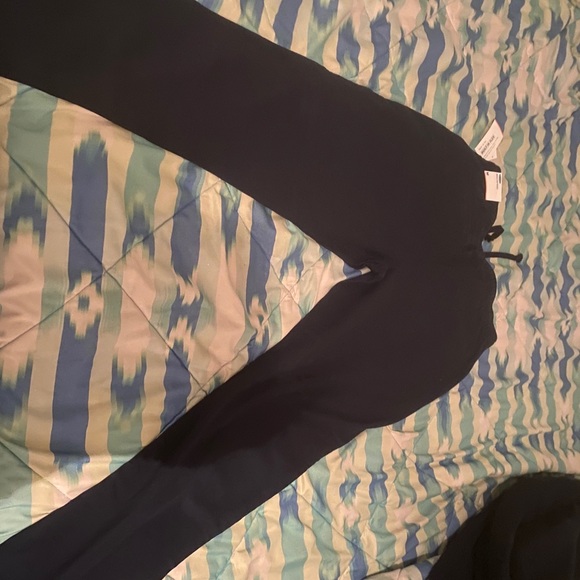 NAVY BLUE CHINO JOGGERS - Picture 5 of 6